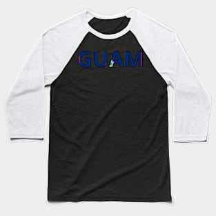 Drapeau Guam Baseball T-Shirt